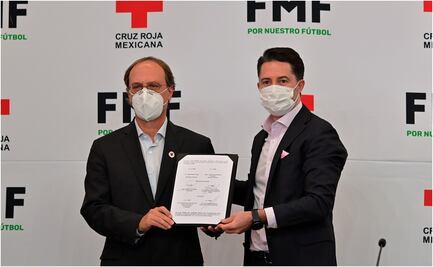 Federación Mexicana de Futbol y Cruz Roja anuncian convenio para capacitar árbitros