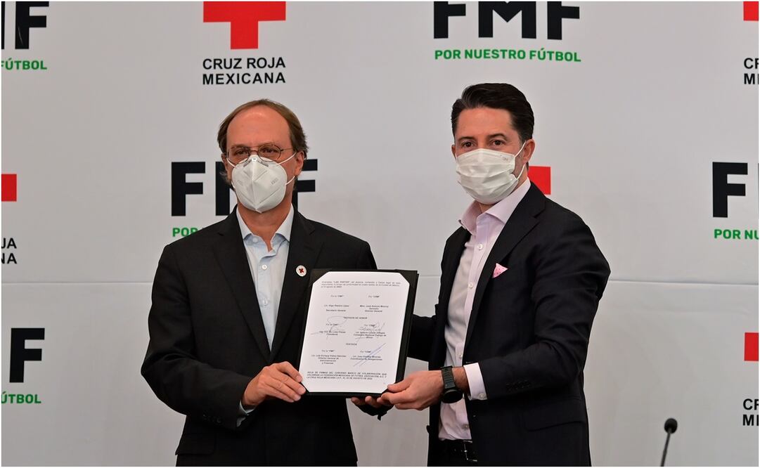 Federación Mexicana de Futbol y Cruz Roja anuncian convenio para capacitar árbitros / FOTO: IMAGO7