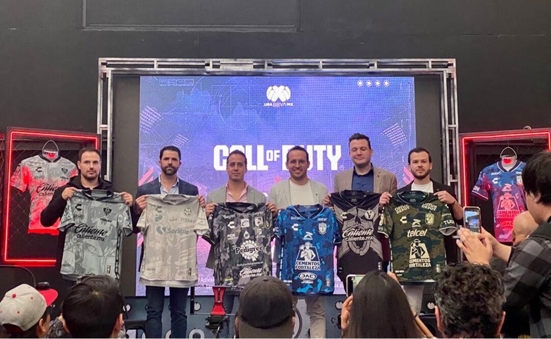 Equipos de la Liga MX tendrán un jersey en colaboración con el videojuego Call of Duty - Foto: Especial
