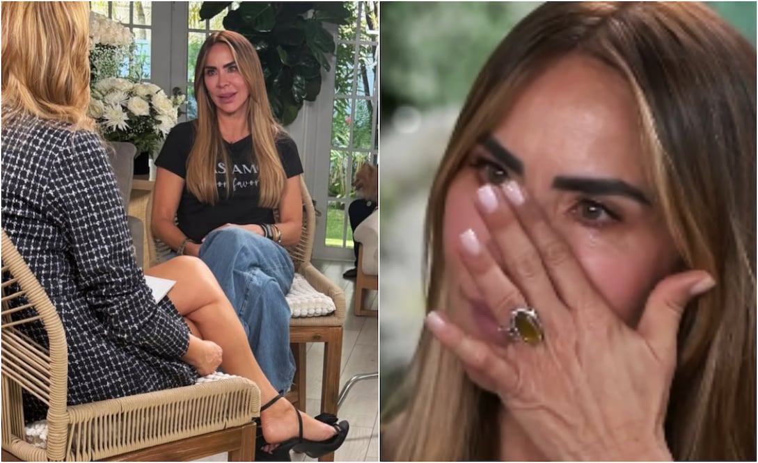 Aylín Mujica, actriz y conductora cubana, en entrevista para el programa matutino de Telemundo, "Hoy día".
Fotos: Instagram, vía @hoydia