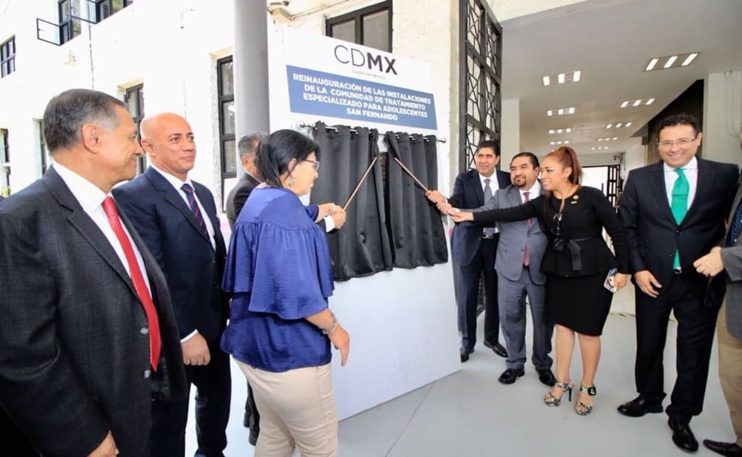 Al evento de reinauguración asistieron el subsecretario de Sistema Penitenciario, Hazael Ruiz; la presidenta de la Comisión de Reclusorios de la Asamblea Legislativa, Rebeca Peralta; la ombudsman, Nashieli Ramírez (Foto: Especial)