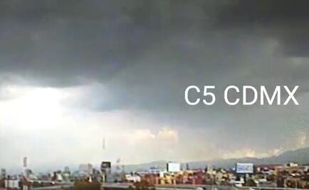 Activan alerta amarilla por lluvia y granizo en 9 delegaciones