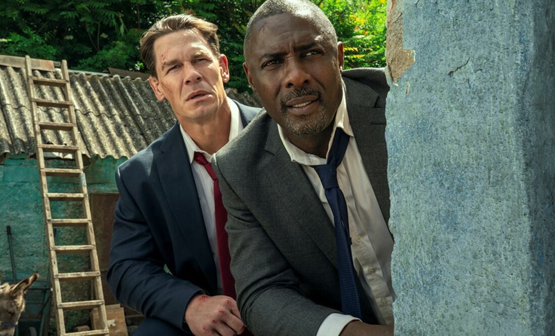 Ambos actores protagonizan la nueva cinta de Prime Video: "Jefes de estado". Foto: Instagram.