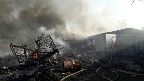 Se incendian bodegas de empresa recicladora en NL