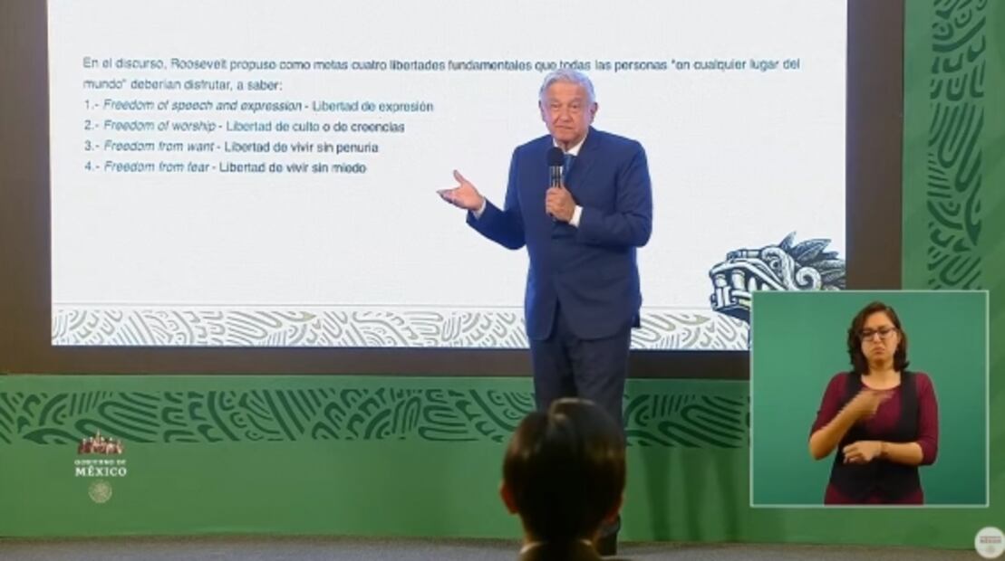 La mañanera de AMLO, 12 de marzo, minuto a minuto