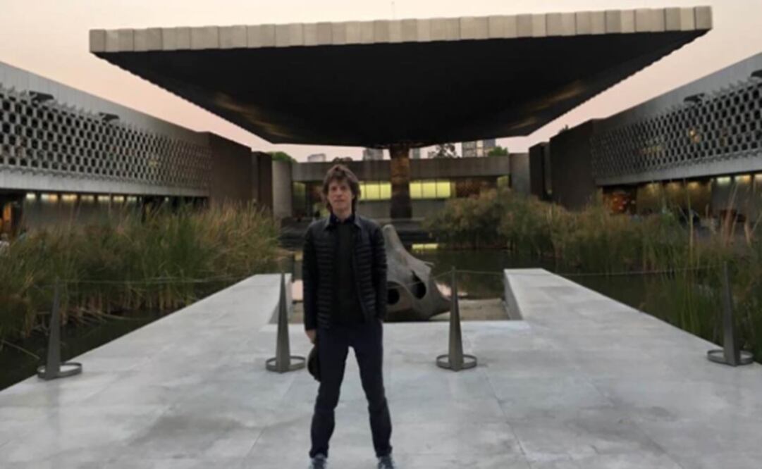 Mick Jagger visitó el Museo de Antropología