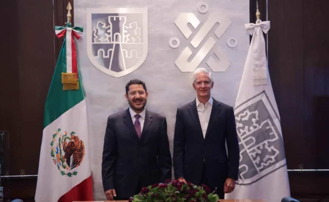 El mandatario capitalino agradeció la colaboración del gobernador mexiquense con la Ciudad de México y destacó que es probable que este sea el mejor momento en la relación entre ambas entidades. Foto: Especial