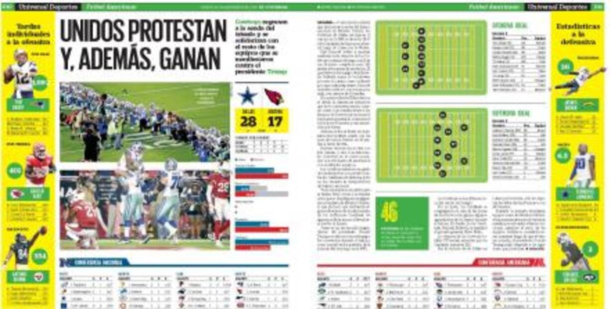 Los Números de la semana 3 de la NFL 