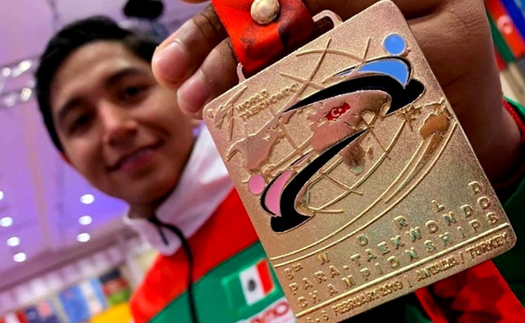 Juan Diego García became the world’s number one Para-taekwondo athlete and is now ready to participate at the 2019 Lima Para-Panamericans - Photo: Taken from FEMEXTKD's official Twitter page
