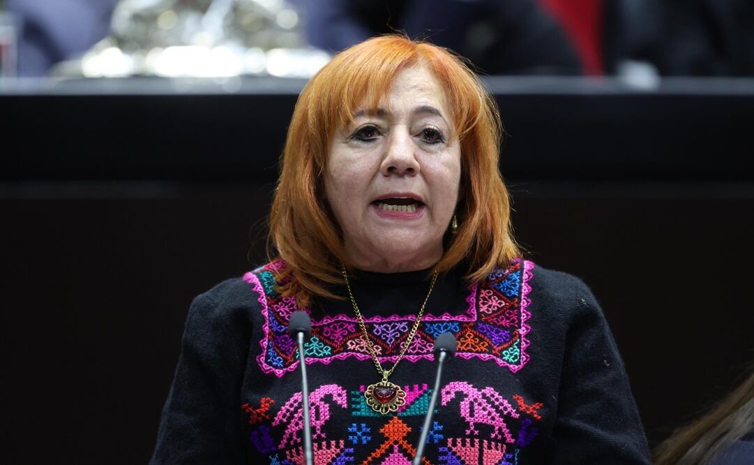 Rosario Piedra Ibarra, Presidenta de la Comisión Nacional de los Derechos Humanos, acudió a la sesión de la Comisión Permanente en la Cámara de Diputados para presentar su Informe Anual de Actividades. Foto: Diego Simón Sánchez/EL UNIVERSAL