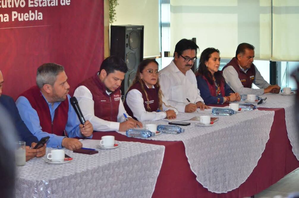 La dirigente estatal de MORENA en Puebla, Olga Romero Garci-Crespo. Foto: Especial