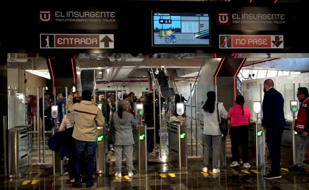 Usuarios estrenan recorrido completo del Tren Interurbano México-Toluca (02/02/2026). Foto: Osmar Alvarado / EL UNIVERSAL
