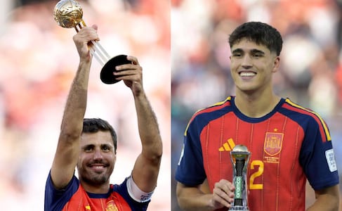 Rodri, Balón de Oro del Mundial 2026; Pau Cubarsí, el mejor jugador joven del torneo