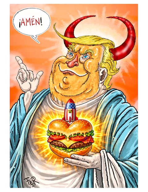 Redentor, cartón de FER