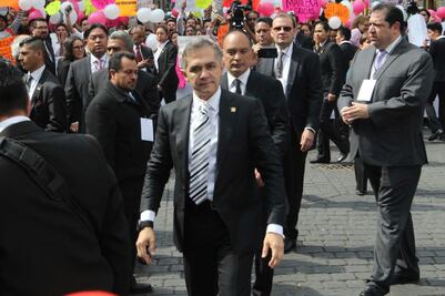 Arriba Mancera a la ALDF para rendir su IV Informe 