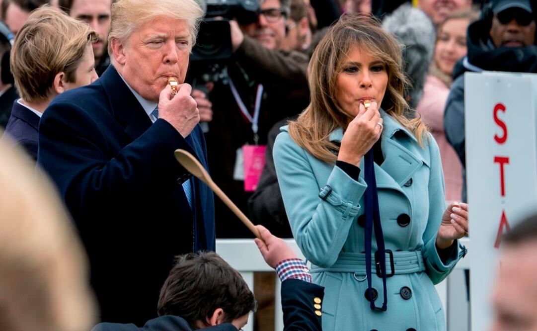 Era también en cierto sentido una ocasión familiar: la mayoría de los cinco hijos y nueve nietos de Trump estuvieron presentes (Foto: AP)