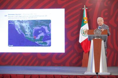 No hay daños graves por el sismo de 5.7: AMLO