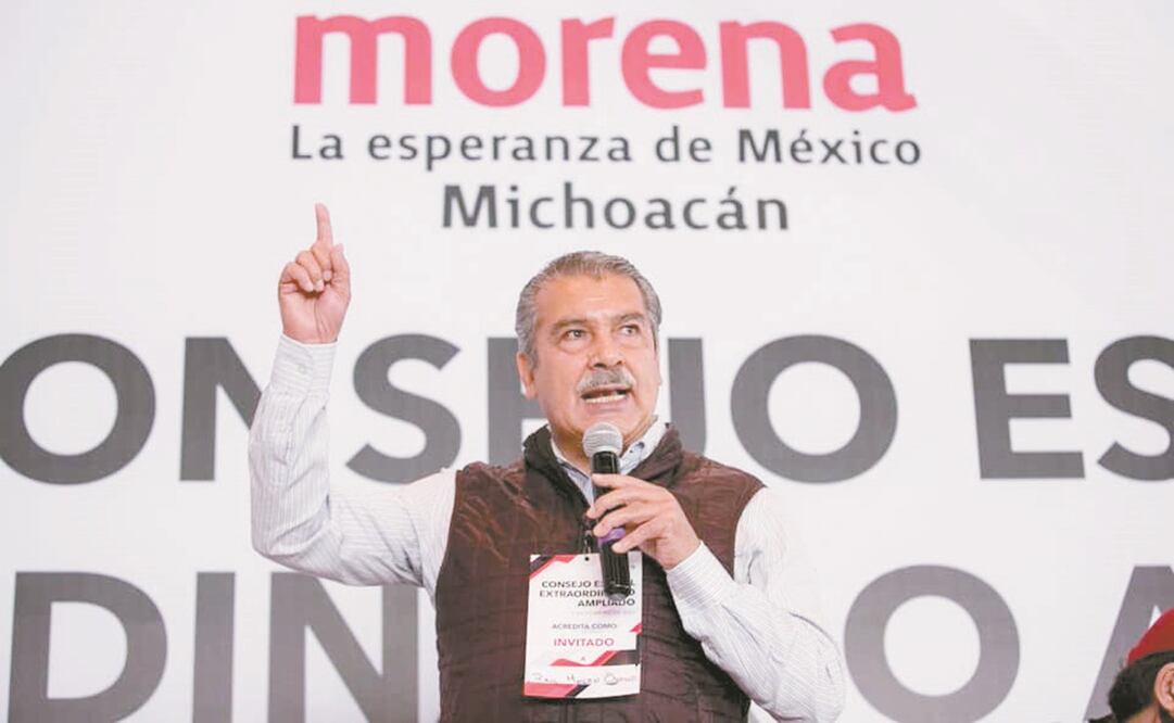 Raúl Morón. Designado por Morena-PT para competir por la gubernatura de Michoacán. Foto: ARCHIVO EL UNIVERSAL