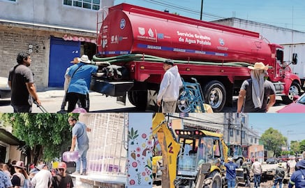 Resienten 800 mil personas megafuga de agua