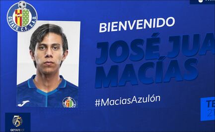 El Getafe hace oficial el fichaje del mexicano José Juan Macías