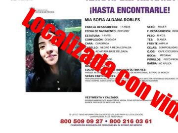 Localizan con vida a una de la 6 mujeres desaparecidas en Coacalco, Edomex; se trata de Mía Sofía de 17 años