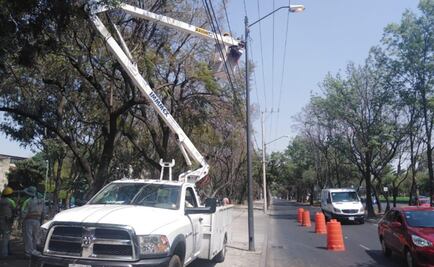 Para inhibir la incidencia delictiva, instalan 55 reflectores en Tlalpan