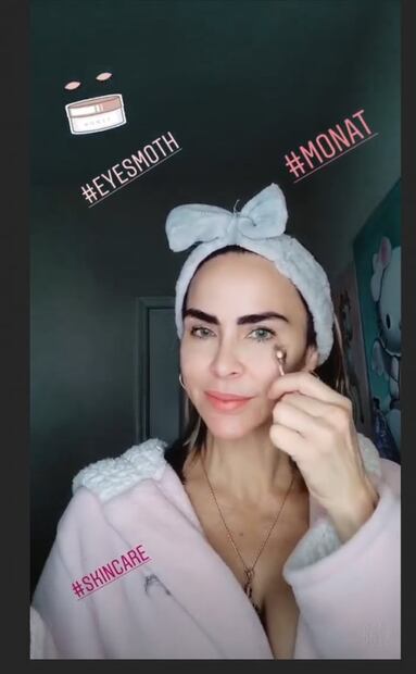 Aylin Mujica comparte sus secretos de belleza en Instagram