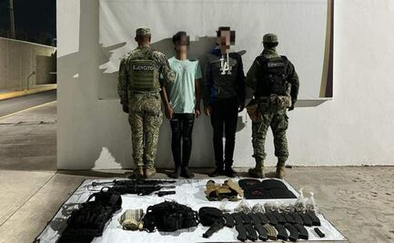 Detienen a 3 hombres que viajaban en cuatrimotos en Culiacán y Cósala, Sinaloa; les aseguran armas