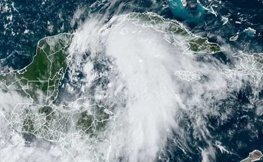 Alerta verde y azul para municipios de Yucatán por la tormenta Helene. Foto: Conagua
