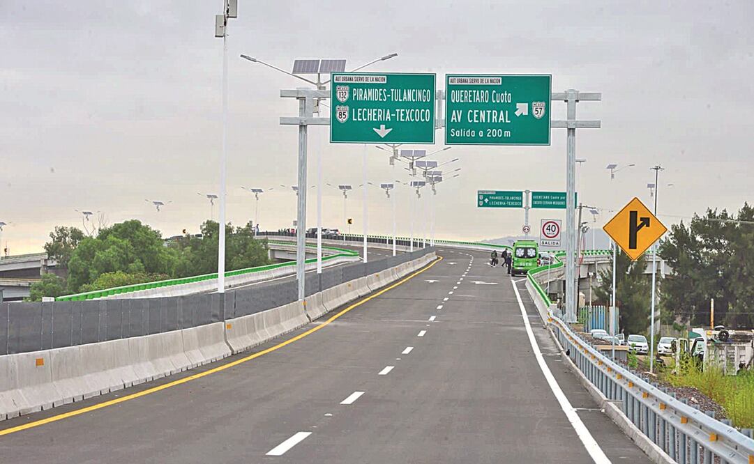 La autopista de cuota servirá para reducir hasta 30 minutos los tiempos de traslado de los habitantes del oriente del Edomex. Foto: ESPECIAL