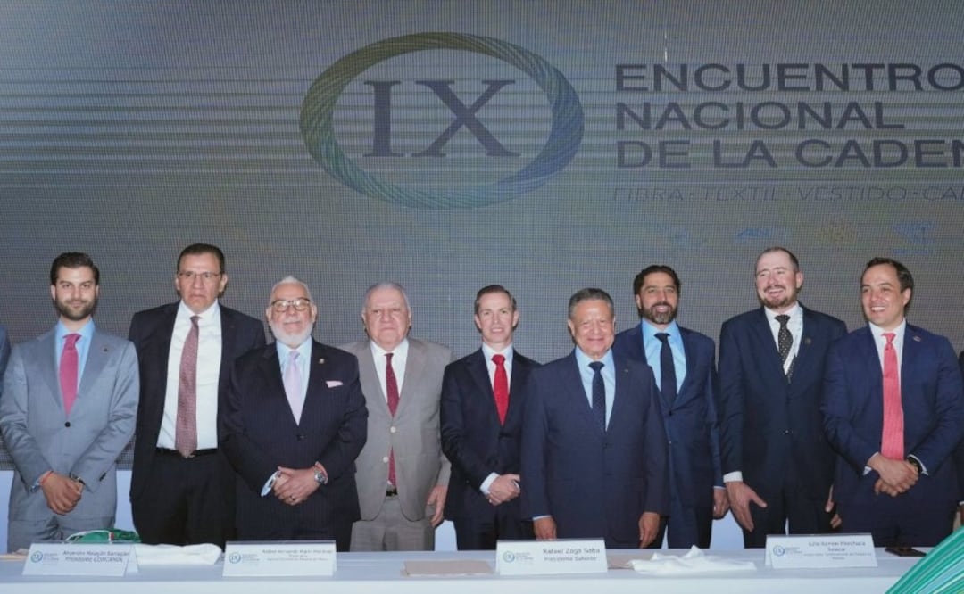 Clausura del Noveno Encuentro Nacional de la Cadena Fibra-Textil-Vestido-Calzado. Foto: @CANAINTEX_MX.