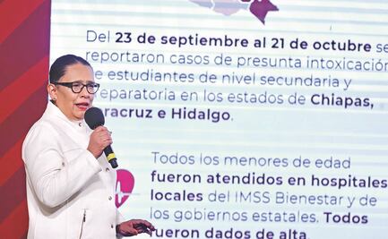 Test a alumnos intoxicados dieron negativo: Seguridad