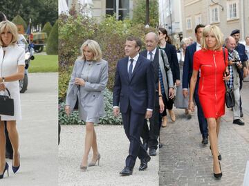 ¿Moda o uniforme? Brigitte Macron lleva el mismo vestido a todos lados