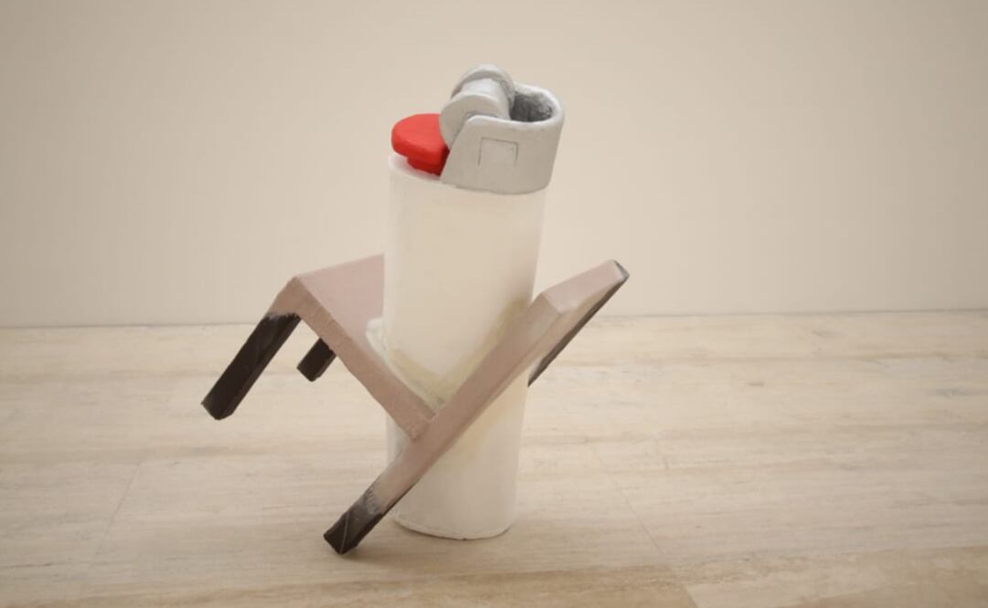 Pieza “You Can Not Win" de la exposición "Urs Fischer: Lovers". Foto: Carlos Mejia/ El Universal