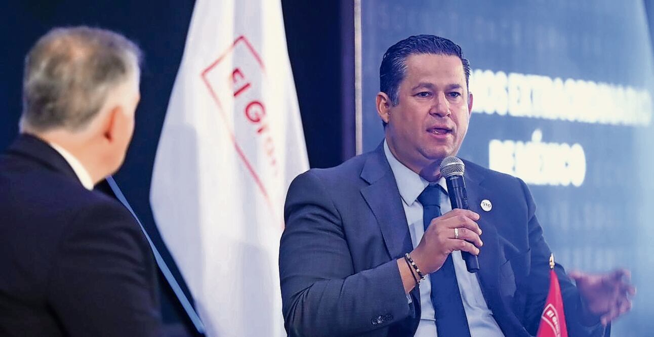 El gobernador de Guanajuato participó en el foro Gran Bajío Members Meeting 2023. Foto: Especial