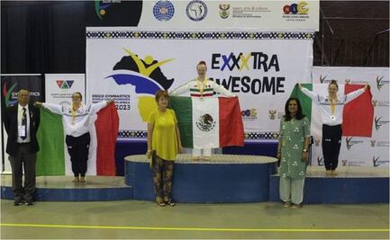 La gimnasta mexicana Bárbara Wetzel conquista cinco medallas en el Mundial de síndrome de Down