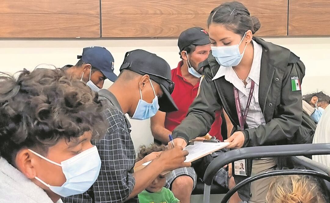 Los migrantes comenzaron a abandonar la caravana tras llegar a Oaxaca. Foto: ESPECIAL