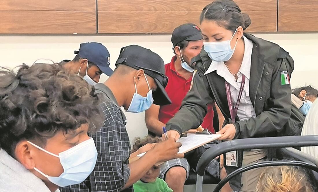 Los migrantes comenzaron a abandonar la caravana tras llegar a Oaxaca. Foto: ESPECIAL