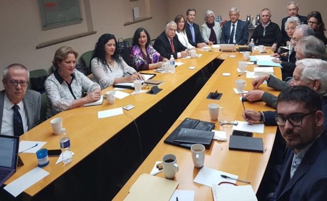 Andrés Manuel and his cabinet - Photo: Taken from Irma Sandoval Twitter account