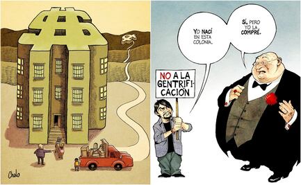 Gentrificación en CDMX; 5 cartones de la prensa nacional sobre la polémica marcha en la Condesa