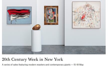 Subastas de arte en NY buscan récords