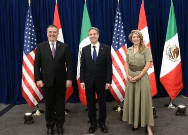 Ebrard destaca lo "positiva y honesta" que es la relación entre México, EU y Canadá