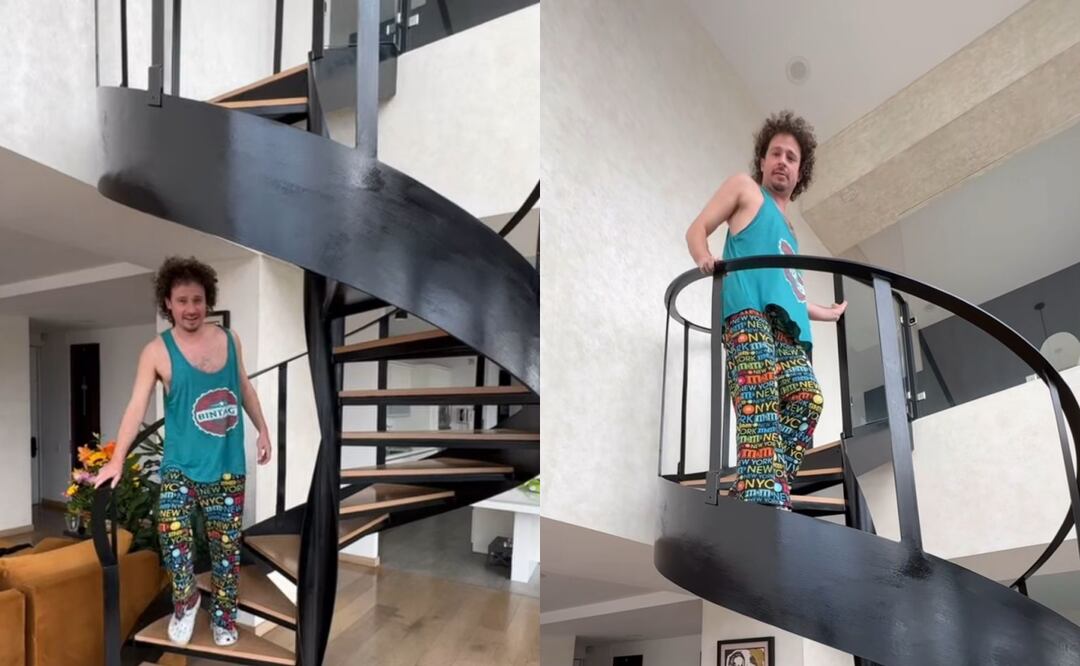 Luisito Comunica ya puede subir las escaleras solito. Foto: Instagram