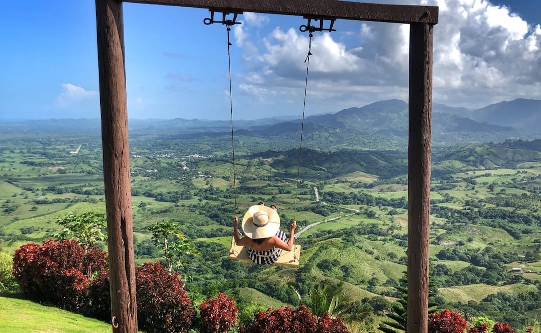 El columpio más grande te hace despegarte cinco metros del suelo. Foto: Viridiana Ramírez