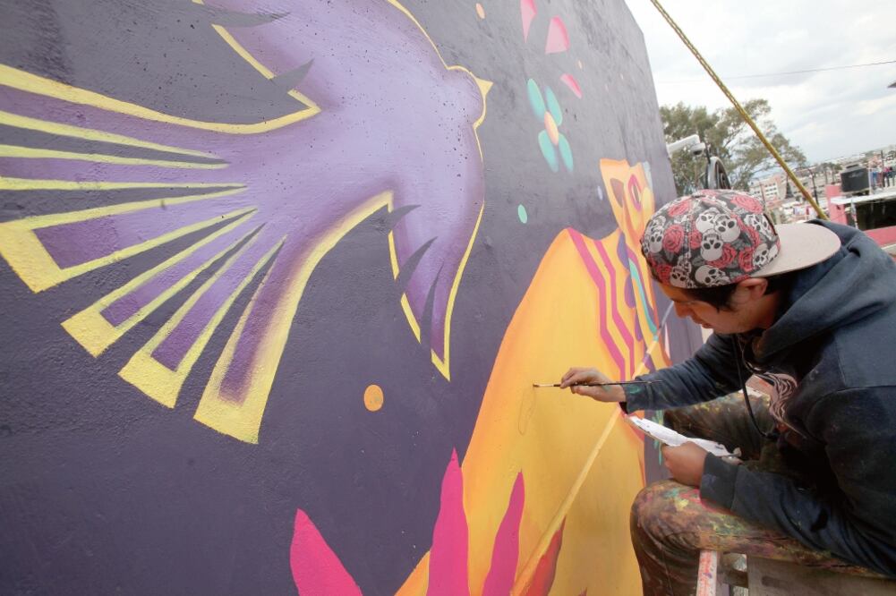 El diseño es original del colectivo e integra las formas básicas de las artesanías y colores que dan identidad al Pueblo Mágico. Foto: JORGE ALVARADO. EL UNIVERSAL