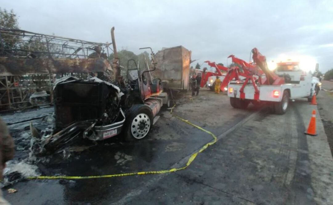 Accidente afecta circulación en la México-Querétaro