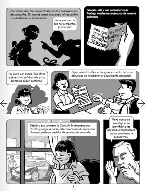 Lanzan historieta gráfica sobre vida y muerte de mexicana Digna Ochoa