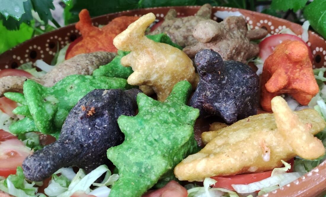 Las Dinoquesadillas son un invento del chef Abraham Padilla. Foto: Dinoquesadillas