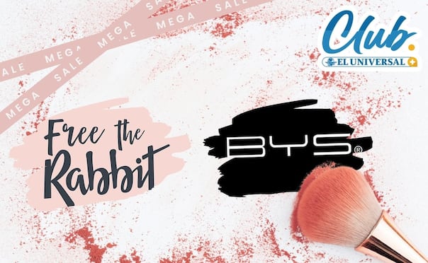 Club EL UNIVERSAL, obtén 20% de descuento en maquillajes de la marca Free The Rabbit y BYS Cosmetics.  |  Imagen: especial.
