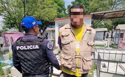 Detienen a sujeto por exhumar ilegalmente restos óseos en panteón de Iztacalco; podría enfrentar hasta 7 años de prisión